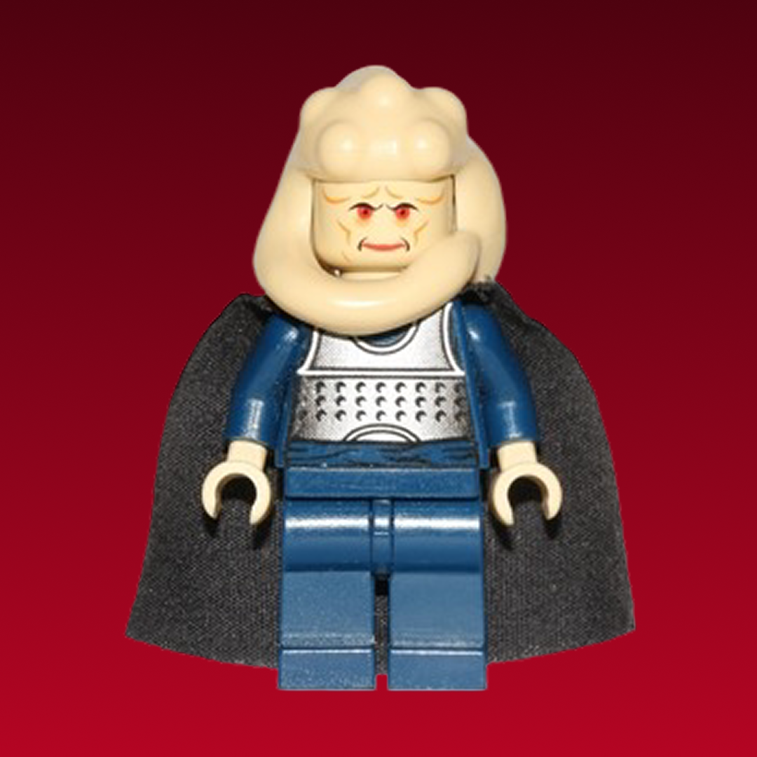 LEGO Star Wars Minifigure: Bib Fortuna - Dark Blue Robe, Tan (sw0076) (4475)