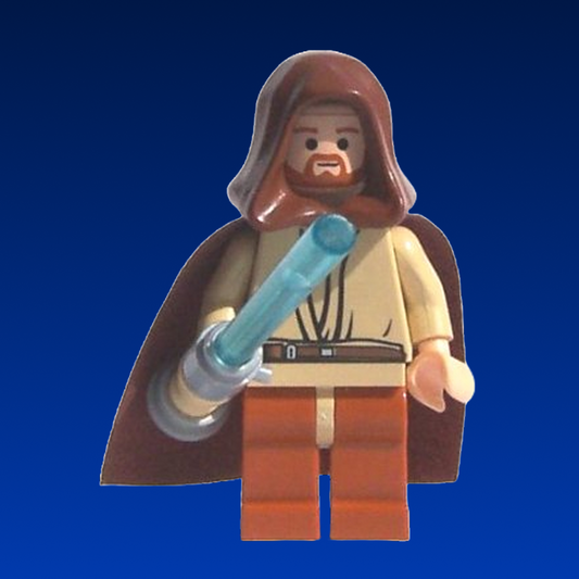 LEGO Star Wars Minifigure: Obi-Wan Kenobi - Light-up Lightsaber (sw0137) (7257)