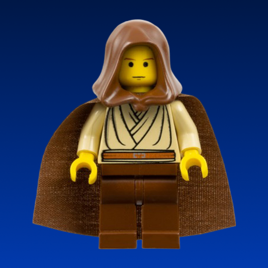 LEGO Star Wars Minifigure: Obi-Wan Kenobi (Hood and Cape) (sw0024) (7161)