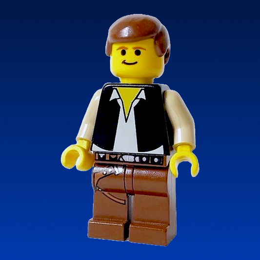 LEGO Star Wars Minifigure: Han Solo Brown Legs Holster Pattern (sw0045) (10123)