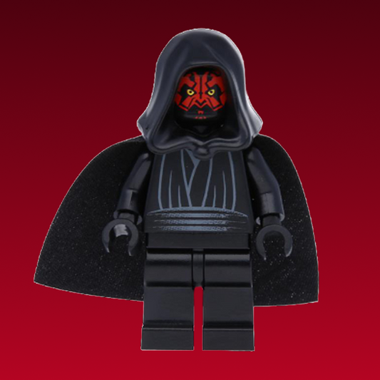 LEGO Star Wars Minifigure: Darth Maul - Hood and Cape, WO/ Pouch (sw0003) (7151)