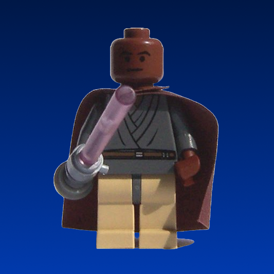 LEGO Star Wars Minifigure: Mace Windu - Light-up Lightsaber (sw0133) (7261)